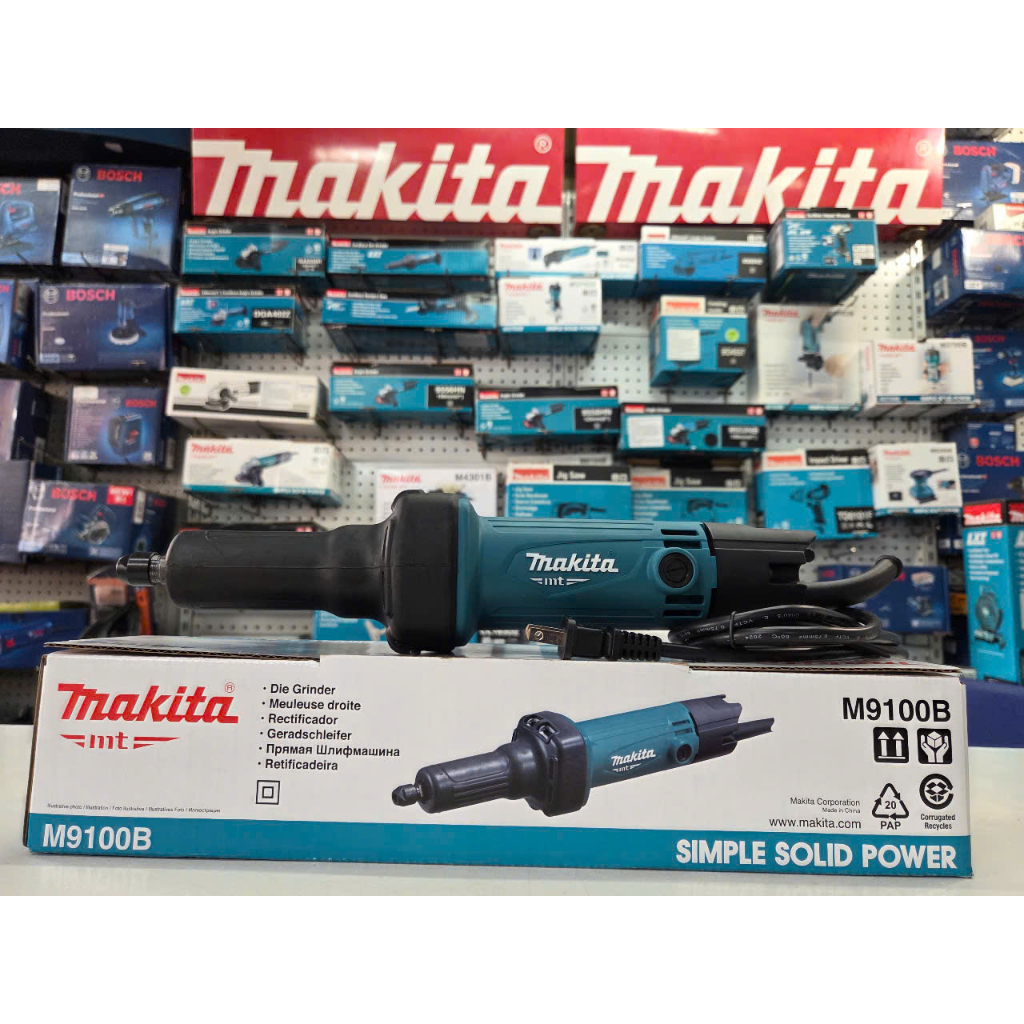 MÁY MÀI KHUÔN CHẤU KẸP 6MM-480W MAKITA M9100B (công tắc đuôi)