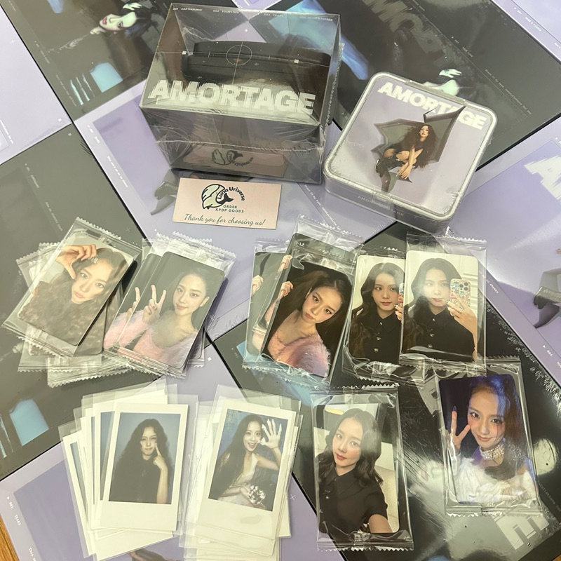 Album JISOO - AMORTAGE ‘Earthquake’ nguyên seal chính hãng