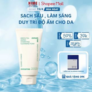 Sữa Rửa Mặt Trà Xanh Innisfree Green Tea Foam Cleanser 150ml Giúp Làm Sạch Sâu và Duy Trì Độ Ẩm
