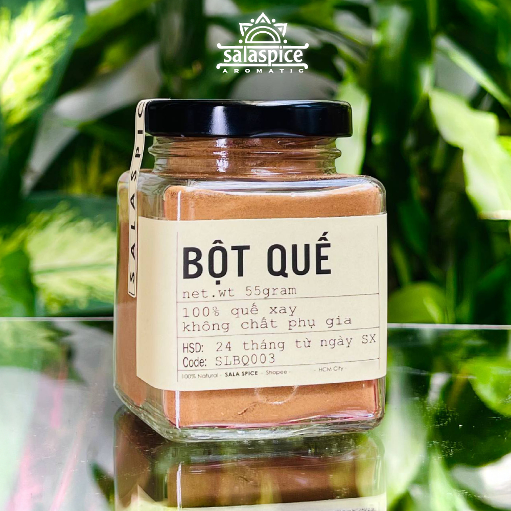 Bột Quế SALA SPICE Cinamon Powder 100% quế xay siêu thơm, dùng ướp thức ăn, pha trà, xông nhà tẩy uế