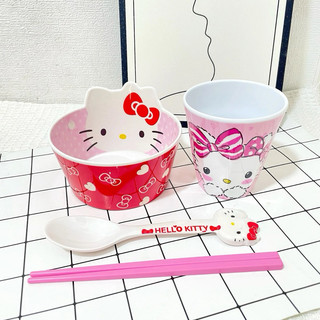 🌸𝐓𝐀̣̆𝐍𝐆 𝐐𝐔𝐀̀🌸 Tô chén bát, muỗng, ly cốc Hello Kitty