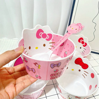 🌸𝐓𝐀̣̆𝐍𝐆 𝐐𝐔𝐀̀🌸 Tô chén bát, muỗng, ly cốc Hello Kitty