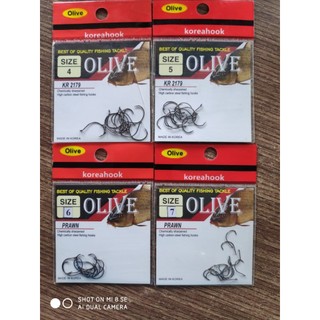( 2 BỊCH ) Lưỡi câu tôm OLIVER, lưỡi sắc bén đầy đủ các size {Size 4-7}