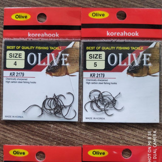 ( 2 BỊCH ) Lưỡi câu tôm OLIVER, lưỡi sắc bén đầy đủ các size {Size 4-7}