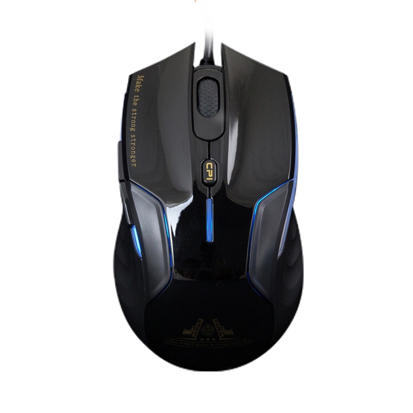 Chuột có dây Gaming NEWMEN N5000S  (LED, Silent switch ) Màu đen