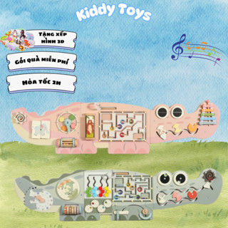 Busy Board Treo Tường Bảng Bận Rộn Thông Minh Tích Hợp Nhiều Trò Chơi Cho Bé Khám Phá Và Phát Triển Kỹ Năng Kiddy Toys