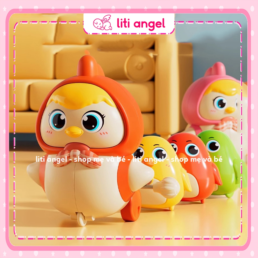 Đồ chơi Gà Vặn Cót Nối Đuôi Nhau siêu vui nhộn cho bé