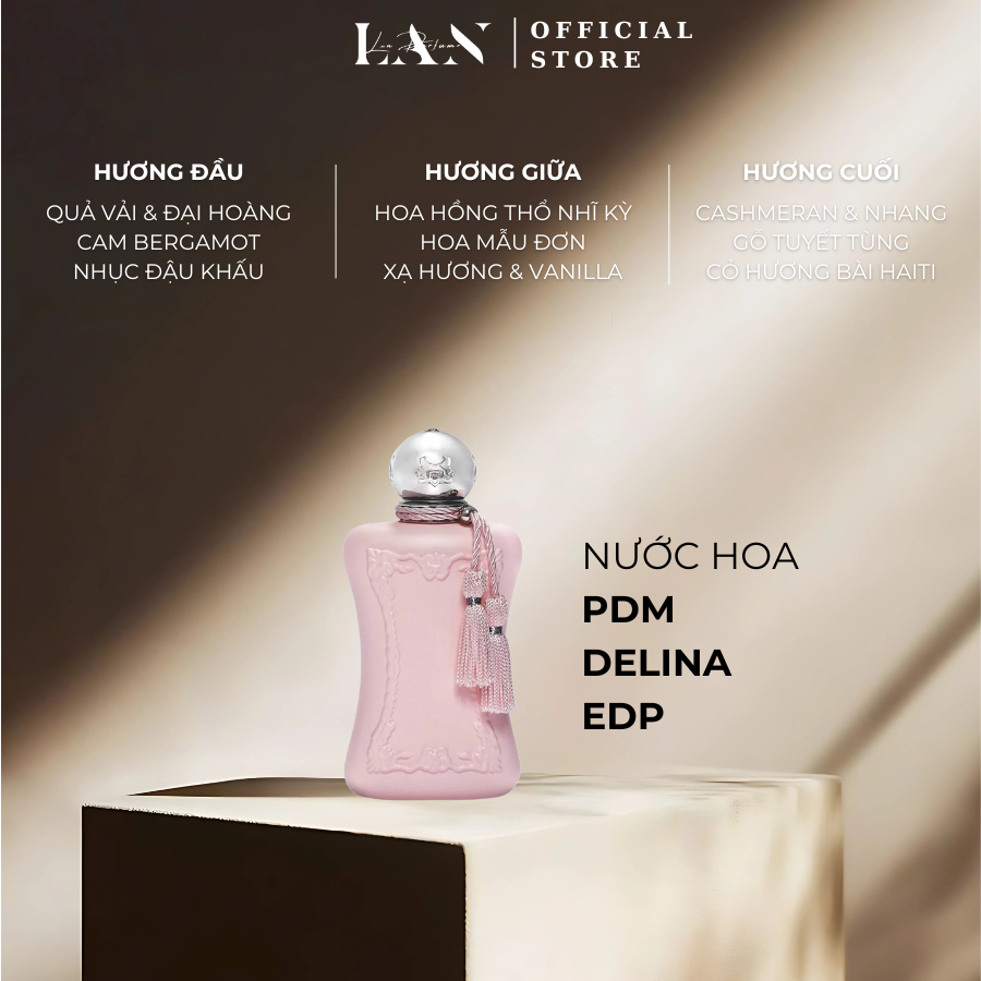 [LAN] Nước Hoa Nữ PDM Delina EDP 10/20ml