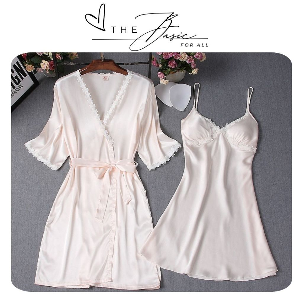 The Basic Váy lụa basic