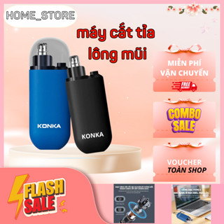 Máy Cắt Tỉa Lông Mũi Tích Điện Mini Konka Thiết Kế Nhỏ Gọn Chống Nước IPX7 Hàng Chính Hãng