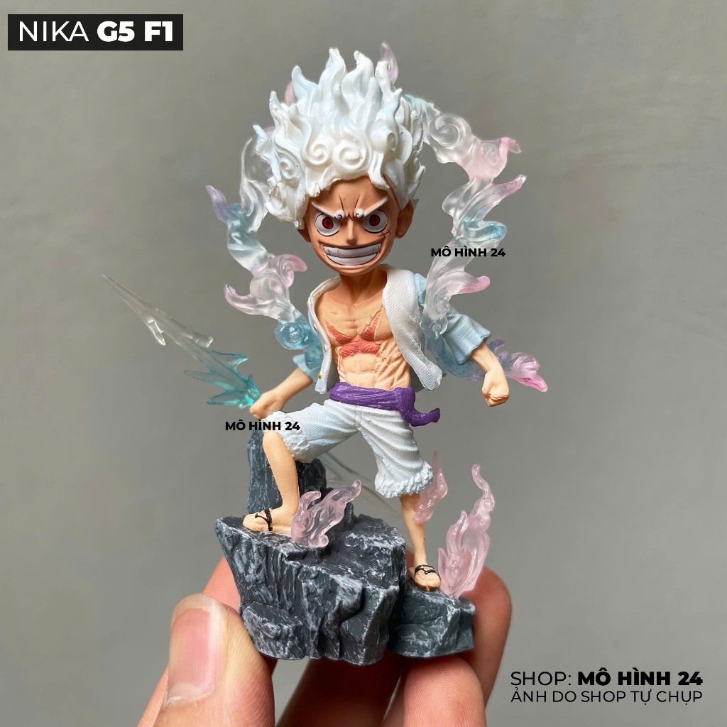[HÀNG CAO CẤP] Mô hình đồ chơi nhân vật Luffy Nika G5 F1 sơn sắc nét chibi G5 studio nhựa pVc figure