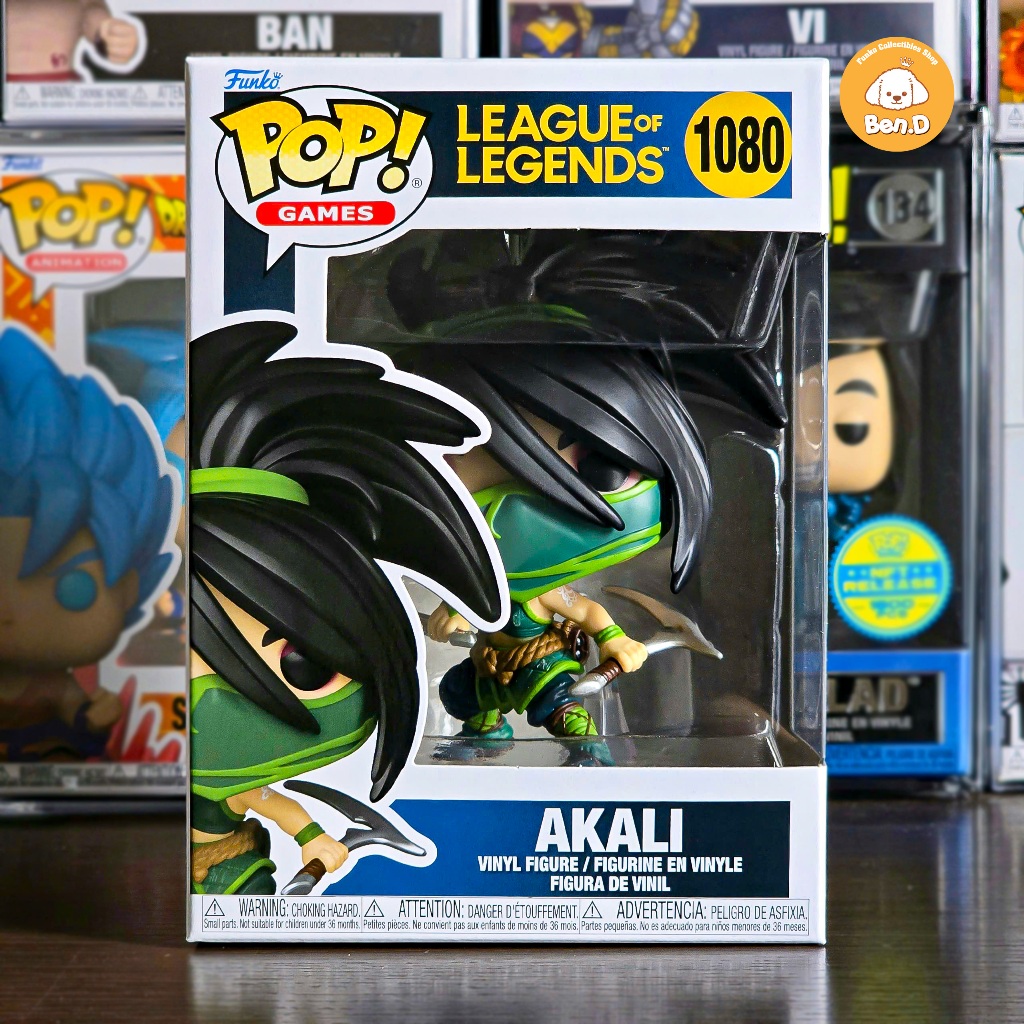 Mô hình Funko POP Games: League of Legends - Akali #1080