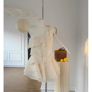Váy tơ xoè bèo tầng Gumi dress