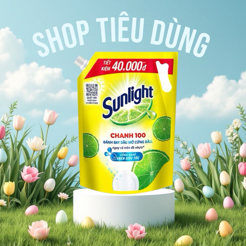 Nước Rửa Chén Sunlight Chanh 3.5Kg