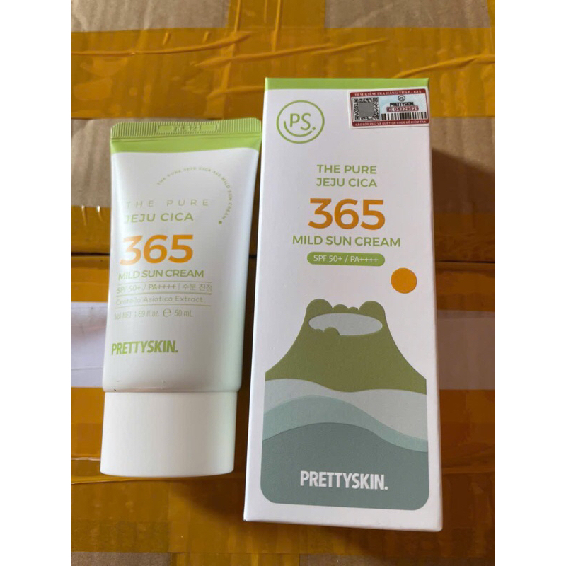 Kem chống nắng jeju cica pretty skin