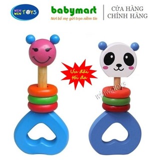 Đồ chơi gỗ - Lúc lắc trái tim chính hãng Winwintoys 68122
