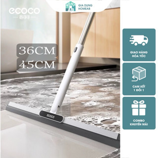 Cây gạt sàn, gạt kính, ECOCO 2in1 xoay thu gọn gạt khô tiện lợi| Chổi gạt nước 36cm và 42cm E24230