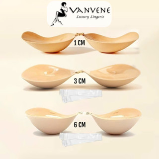 Áo dán ngực Vanvene Silicone ADP29 đệm dày bàn tay, cài trước giúp nâng đẩy ngực tạo khe quyến rũ