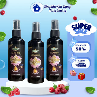 Xịt Xả Vải Khô Hygiene Sacom Plus+ 100ml – Lưu Hương Quần Áo Lâu Dài, Không Phai Màu, An Toàn Cho Mọi Loại Vải