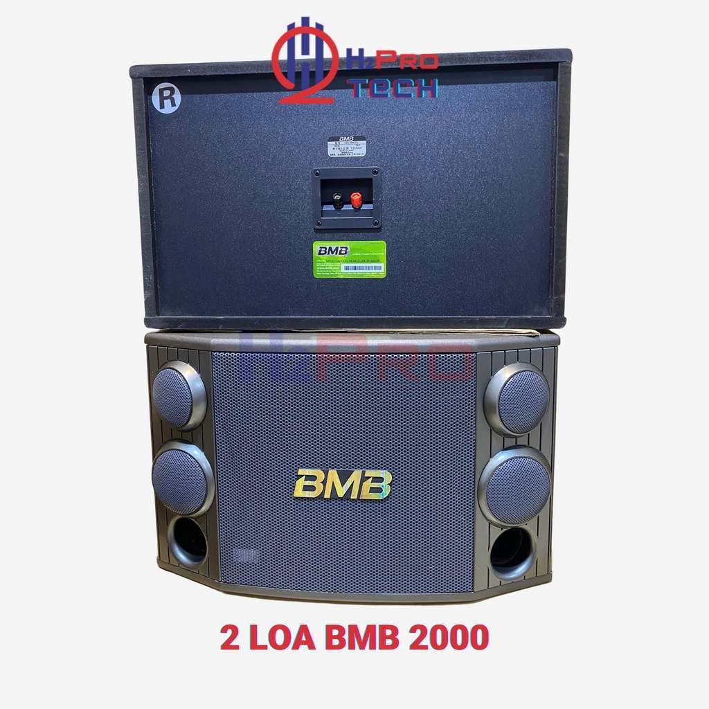 Loa BMB 2000 1200W 5 Đường Tiếng (2 Cái, Tặng 10M Dây), Loa Bass 30 BMB Karaoke Gia Đình - H2Pro