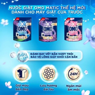 Nước giặt Omo Matic Cửa Trước Chính Hãng 4,1kg/3,6kg/2,8kg