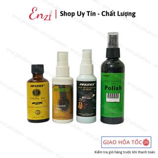 Nước lau vệ sinh và dầu chống gỉ dây thùng đàn phím đàn guitar ukulele piano lau bao da bao vải chống nấm mốc Enzi