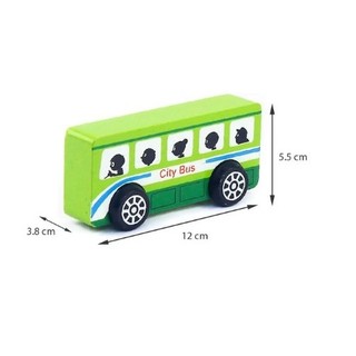 Đồ chơi gỗ - Xe buýt chính hãng Winwintoys 66282
