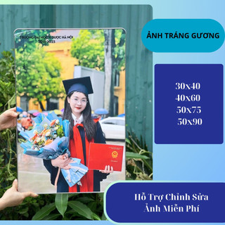  Ảnh Tráng Gương 4K HD In Theo Yêu Cầu Treo Tường Bo Viền 40x60 ,50x75 ,60x90 
