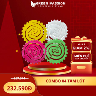 Combo 4 Tấm Lót Khử Mùi Đa Năng ScentPur [Với nhóm nhóm hương thơm để chọn lựa]