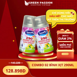 COMBO 02 Bình Xịt Thơm Phòng Scentpur 290ML Made In Malaysia