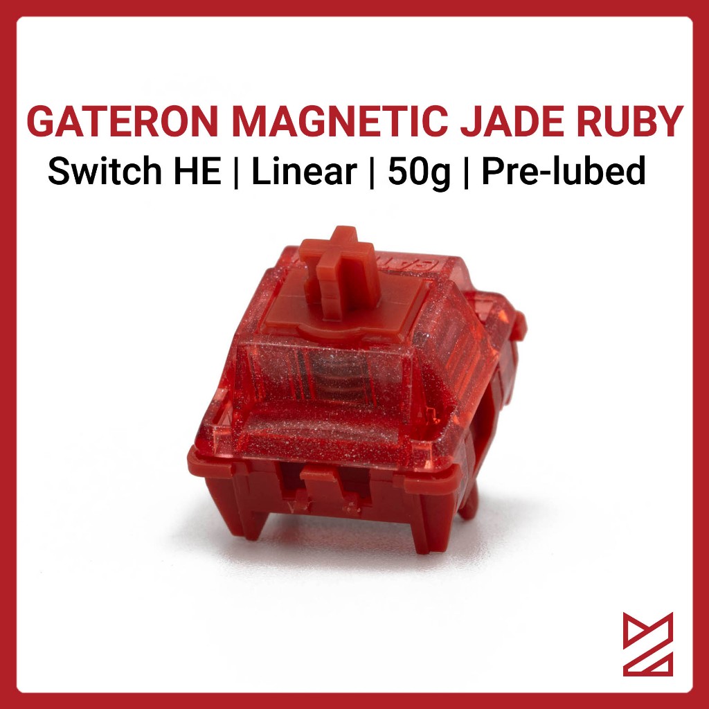 Gateron Magnetic Jade Ruby switch  - Công tắc bàn phím HE cao cấp