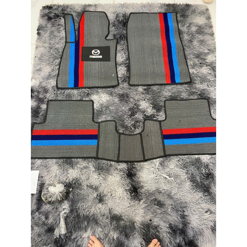 Thảm sàn ô tô sợi cước cắt theo form xe Vios