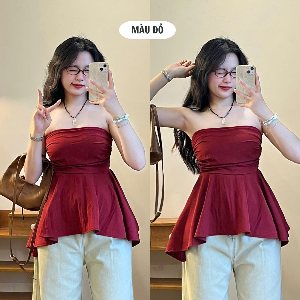 247store - Áo Bí Cúp Ngực Dáng Xoè Chất Gió Sần | BigBuy360 - bigbuy360.vn