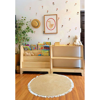  ANHA KIDS Combo kệ sách Montessori mầm non và giáo cụ Montessori cho bé bộ sản phẩm giá sách trẻ em 