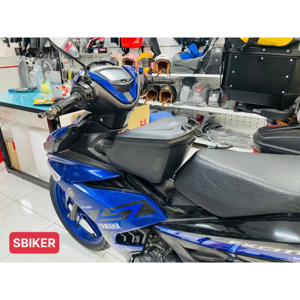Thùng Giữa Givi Exciter 150 G10n - G12n - Kèm Pad Đầy Đủ