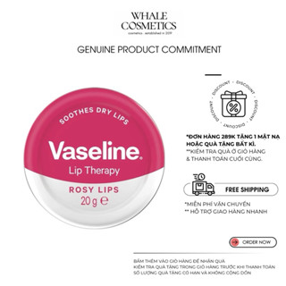 Son Dưỡng Môi Hộp Thiếc Vaseline Lip Therapy Petroleum Jelly 20g