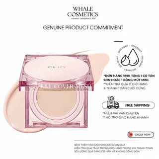 (Mesh Glow) Phấn Nước Che Khuyết Điểm Clio Kill Cover Mesh Glow Cushion