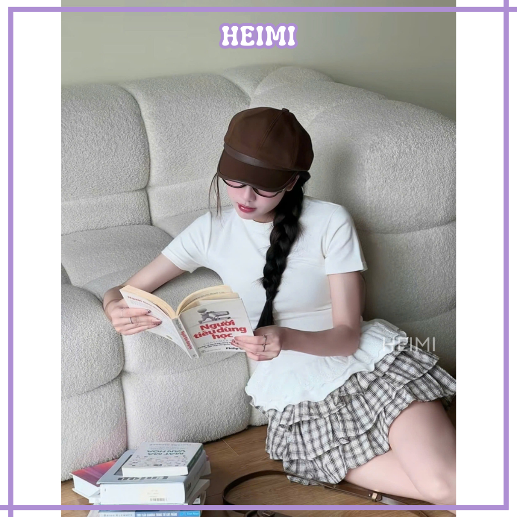 Áo Thun Babytee Phối Ren Gấu HEIMI, Áo Phông Baby Tee Cổ Tròn Form Vừa Chất Cotton Mịn Co Giãn | BigBuy360 - bigbuy360.vn