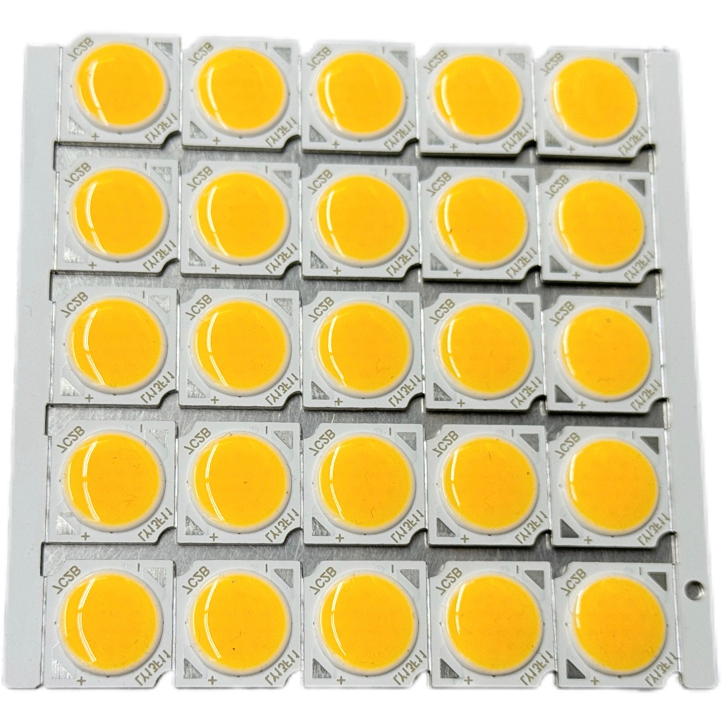 Chip led COB 3w 5w 7w 10w kích thước 13mm - qua chấn lưu driver - ánh sáng hoàn hảo - không gây hại mắt