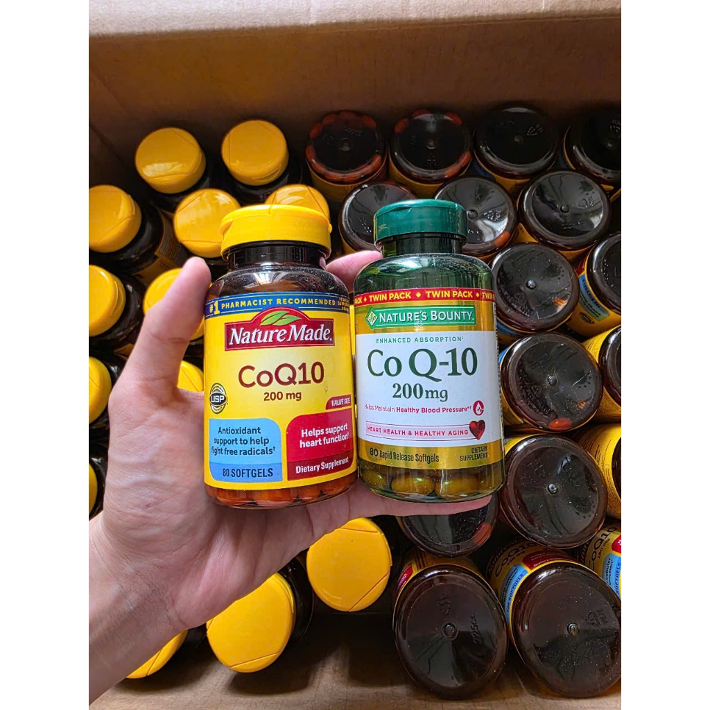 Viên bổ tim mạch CoQ10 Nature Made HÀNG CHUẨN MỸ