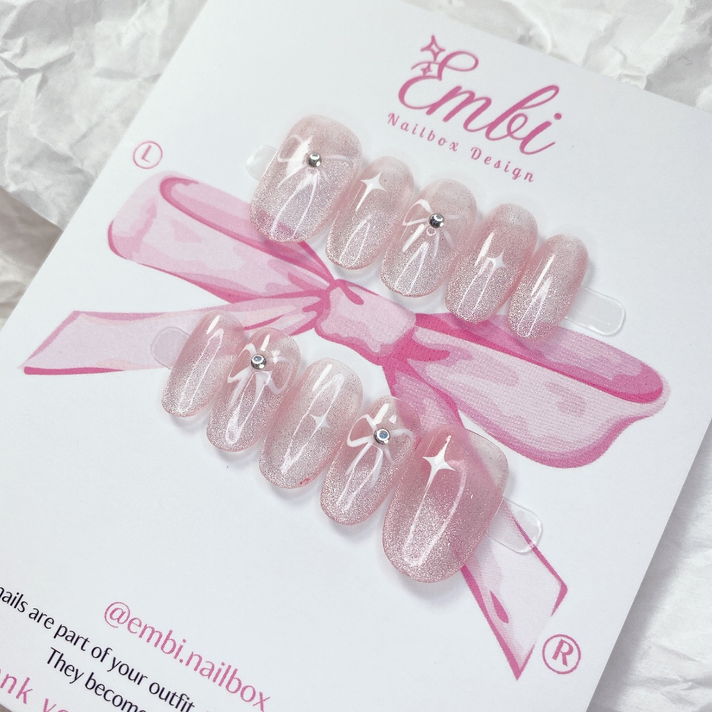 Nail Box mắt mèo ngắn Embi.nailbox E026