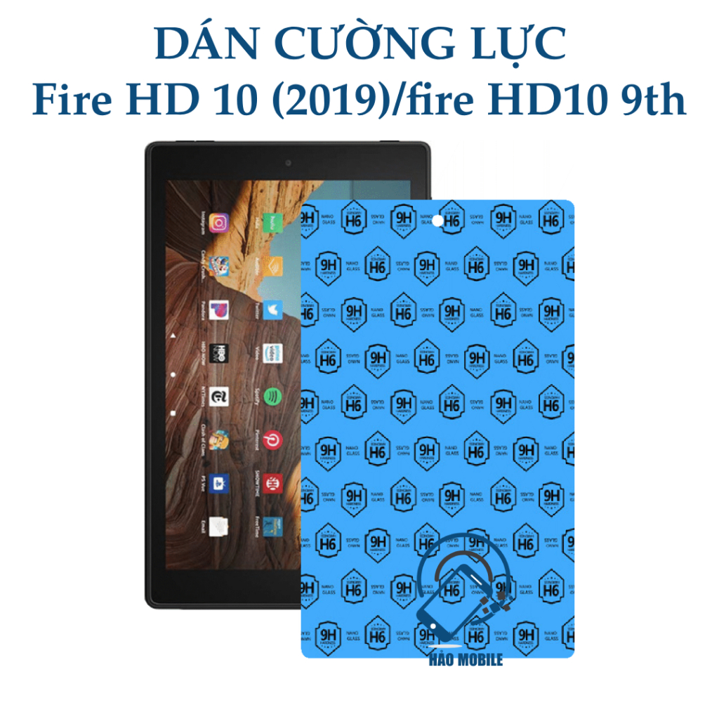 Dán cường lực dẻo nano Fire HD 10 (2019) fire HD10 9th trong suốt