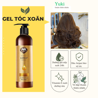 Gel Giữ Nếp Tóc Xoăn Hương Thơm Mát Dưỡng tóc Xoăn Bóp Tóc Xoăn Hippie Yuki