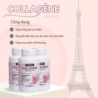  Viên uống dưỡng trắng da Collagen Marin Nat & Form Pháp 90 viên  Collagen Marin  