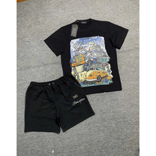 Áo Phông Nam DSQ In Hình Cây Dừa Màu Sắc Siêu Đẹp - Áo Phông DSQ Nam Chất Cotton Cao Cấp