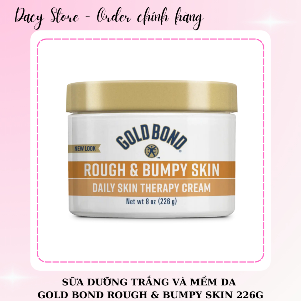 Kem dưỡng trắng và mềm mịn da body Gold Bond Rough & Bumpy Skin 226g