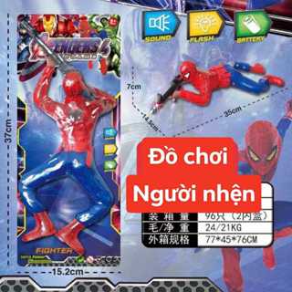 ĐỒ CHƠI SIÊU NHÂN NHỆN BÒ Cử Động có âm thanh ánh sáng