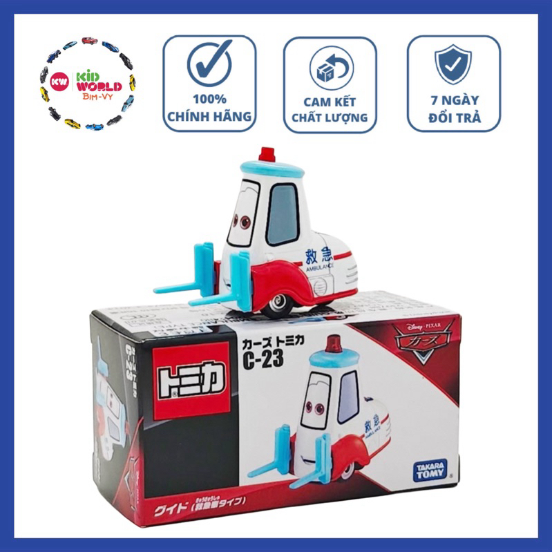 Xe mô hình Tomica Box Disney Pixar McQueen Cars-Guido C-23.