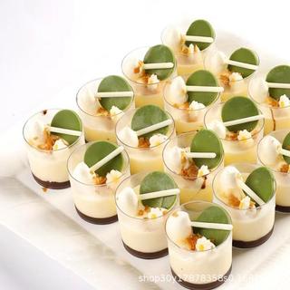 Set 10 cốc mica mousse tròn nhí 4445 ( AKSHOPCAMLE 2191.002)