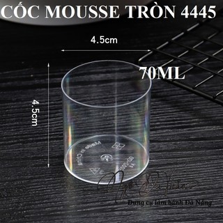 Set 10 cốc mica mousse tròn nhí 4445 ( AKSHOPCAMLE 2191.002)